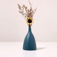thumbnail image 3 of Florero de cerámica Interior Accesorios de fotos para bodas Decoración de Azul 8cmx14cm Zulema floreros decorativos, 3 of 8