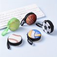 thumbnail image 3 of 1 Pce Portefeuille Imprimé pour Homme Mini Basketball Football Baseball, Portefeuille Circulaire Multifonction à Fermeture Éclair, Sac de Rangement Portable, 3 of 6