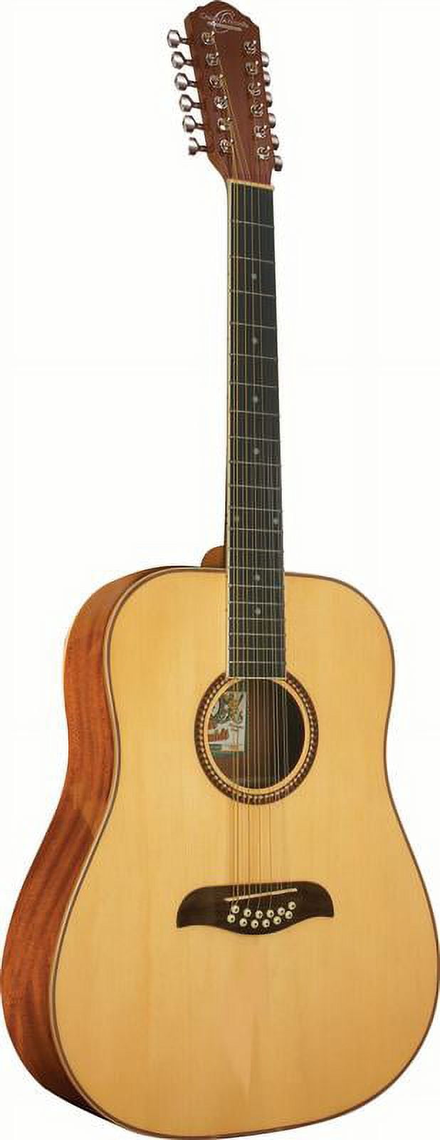 Oscar Schmidt OD312 12-String Acoustic Guitar. Natural