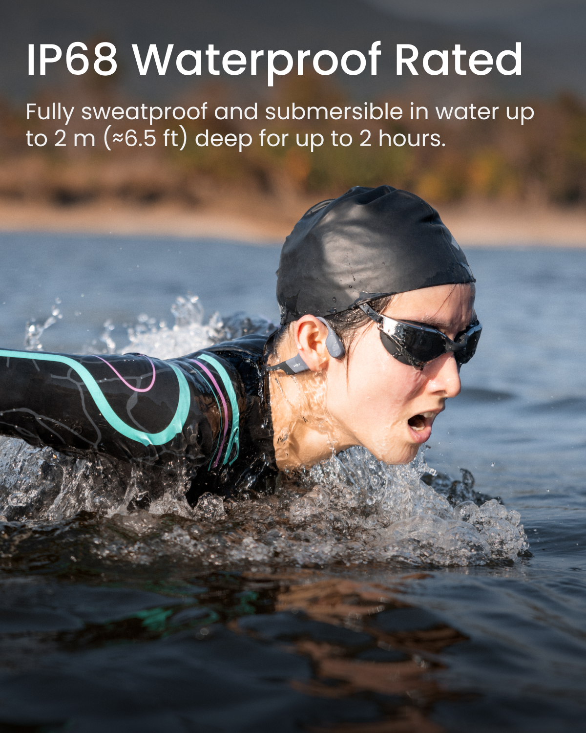 Shokz OpenSwim Pro Bone Conduction Bluetooth Headphones photo 6