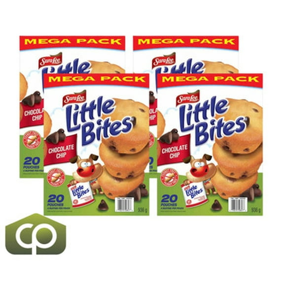 Sara Lee Little Bites Chocolate Chip Muffins, 936 g - On-the-Go Delight (4/Case)