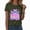 AG, variant on TOWED22 Halloween T Shirt Women Crew Neck Short Sleeve Awareness Ribbon T Shirts - Bow Ghost Graphic Print Loose Top Funny Fashion Clothes(Orange,L)