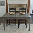 thumbnail image 6 of Versaloft Harmony Solid Wood Amish Table 27 x 45" in Dark Green Paint - Use As a 4 Person Dining Table or Office Desk, Made in the USA, 6 of 9