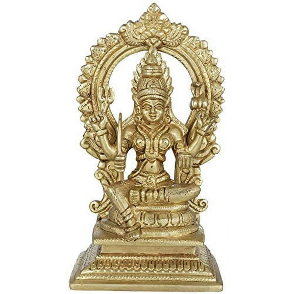 Exotic India Santoshi Maa - Brass Statue