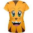 thumbnail image 2 of Anime Cat Face Neko All Over Womens T-Shirt - Large, 2 of 2