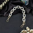 thumbnail image 4 of HLONK 4 Colors Metal Chain Extender 4.9 Inch Short Chain Bag Strap Extender Replacement Mini Purse Chain with Spring Gate Ring Decoration Chain for Satchel Shoulder Bag Crossbody Bag, 4 of 5