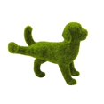 thumbnail image 1 of Egg Estatuas de perros flocados y borrosos verdes, figuras de animales para cachorros, hierba musgo, decoración de jardín, 1 of 5