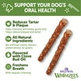 thumbnail image 3 of Wellness WHIMZEES Veggie Sausage Dog Dental Treats, Large Size Stick, (7 Count), 3 of 9