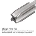 thumbnail image 3 of Unique Bargains 7/16-20 UNF 2B Straight Flute Thread Tap 9.5mm Drill Bit Set High Speed Steel, 3 of 6