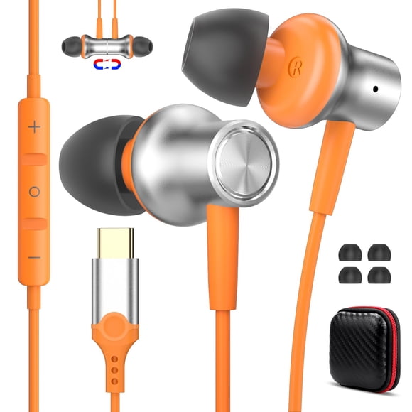 Auriculares con cable USB C AIAUXAI para iPhone 17 Pro Max