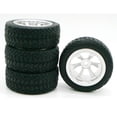 thumbnail image 3 of 4Pcs RC Car Rubber Tires&Wheel Rims for Wltoys 1:28 Scale K969 K979 White, 3 of 8