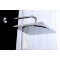 thumbnail image 5 of Kingston Brass Kx8221 Claremont - Alcachofa De Ducha Cuadrada De 12.0 In, Cromo Pulido, 5 of 5