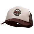 thumbnail image 2 of Horse Racing Life Embroidered Foam Panel Mesh Snapback - Brown Tan OSFM, 2 of 5