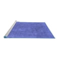 thumbnail image 2 of Ahgly Company Machine Washable Indoor Rectangle Oriental Blue Industrial Area Rugs, 6' x 9', 2 of 4