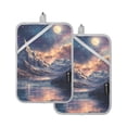 thumbnail image 7 of Yayeee Pot Holders Kitchen Heat Resistant with Pocket 7"x9.8" Cotton Oven Cooking Hot Pads, Ethereal Mountain, 7 of 7