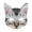 #D, variant on Projectretro Women's Cat Mask Half Face Cat Mask Halloween Costumes masquerade Costume Party Accessory (White)