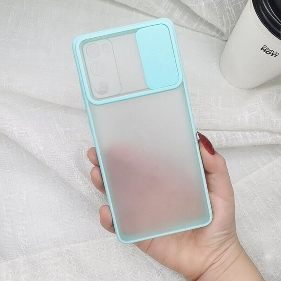 Samsung Galaxy S20 Phone Case Slide Window Camera Protection Phone Case Back Cover for Samsung S20 5G