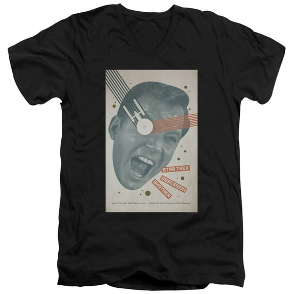 Star Trek - Tos Episode 42 - Slim Fit V Neck Shirt - XX-Large