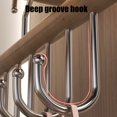 thumbnail image 4 of Bxaolu Belt Hanger for Closet, Belt Organizer with 360° Rotating Hooks, Wooden Tie and Belt Rack for Closet Accessories Organizers and Storage, 22.2x6.69 in, 2Pack, 4 of 7
