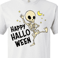 thumbnail image 4 of Inktastic Happy Halloween with Dancing Skeleton T-Shirt, 4 of 5