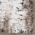 thumbnail image 3 of Gertmenian Imani Nylah Modern Industrial Abstract Plush Beige/Taupe/Black Shag Indoor Area Rug, 8FTx10FT, 3 of 5