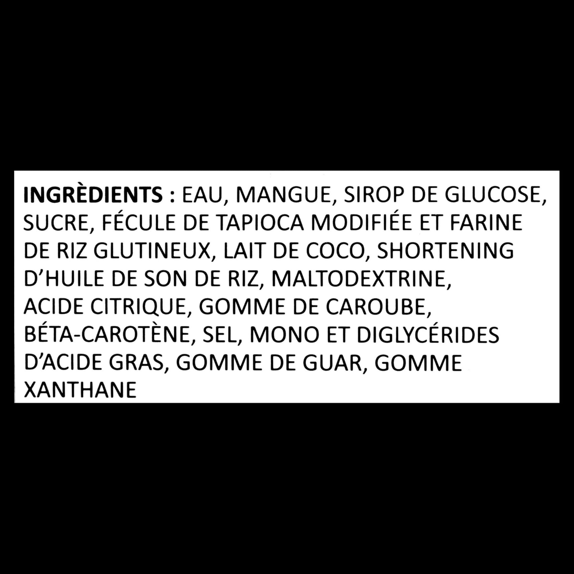 Buono Mochi lce Frozen Dessert Mango, Net Wt. 7.33 oz. (208g.) – 8 pieces