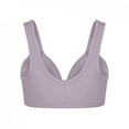 thumbnail image 4 of UTTOASFAY Women'S Solid Bra Wire Free Underwear One-Piece Bra Everyday Underwear Gray XL, 4 of 9