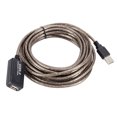 thumbnail image 1 of Cable de extensión USB con chip USB 2.0 de alta velocidad, repetidor activo, teclado, impresora, cable extensor, 5 m Monstrate DZ4162-01, 1 of 2