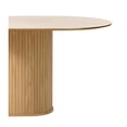 thumbnail image 3 of Unique Furniture Modern 71" Oval Dining Table in Natural Oak, 3 of 6