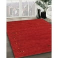 thumbnail image 3 of Ahgly Company Machine Washable Indoor Rectangle Contemporary Neon Red Area Rugs, 3' x 5', 3 of 7