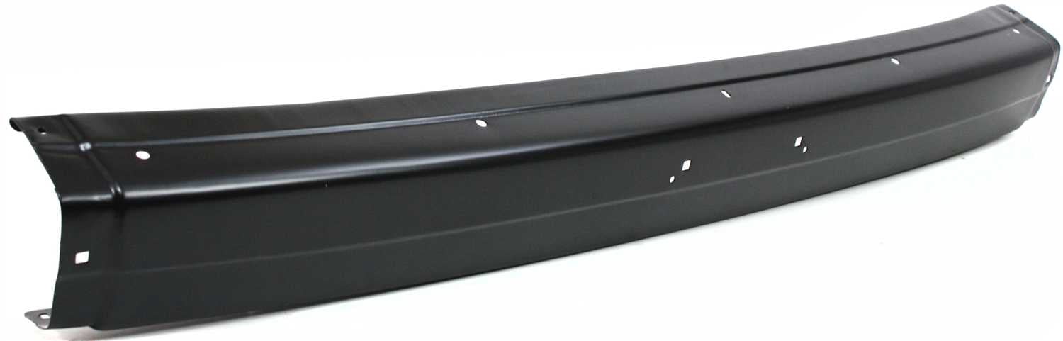 Replacement UE6150030A Automotive Front Bumper with Painted Steel, Black