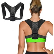 Posture Corrector for Men and Women Back Support Posture Trainer Adjustable Breathable Posture Trainer Straight Holder Posture Support, Black