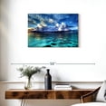 thumbnail image 3 of Elephant Stock Cozumel Ocean View Wall Art - Horizontal Canvas Wall Art - Living Room Wall Decor - Beach Canvas - Blue And Turquoise Decor - 30" x 20", 3 of 8