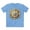 Carolina Blue, variant on Medallion Shirt, Shirt with Medallion, Tee Shirt with Medal