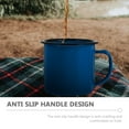 thumbnail image 3 of Ingridstore 8.5 oz Blue Camping Coffee Mug (Set of 2), 3 of 6