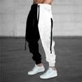 thumbnail image 2 of Vedolay Mens Sweatpants 2023 Linen Pants Loose Fit Solid Pant Lightweight White,XL, 2 of 4