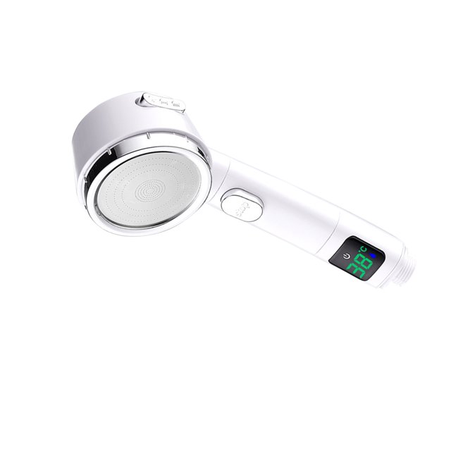 Injueey Cabezal de ducha de baño, cabezal de pulverización de 20mm con aumento de presión de ahorro de agua ajustable de mano, suministros de cabezal Juegos de accesorios de baño No.01 Injueey HA005313-01