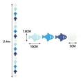 thumbnail image 5 of Yesfashion Cartoon Paper Fish Banner Sea Theme Paper Garlands Kindergarten Window Decoration, 5 of 9