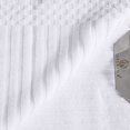 thumbnail image 3 of Superior Ribbed Cotton 6-Piece White Bath Towel/ Hand Towel Set, 3 of 7