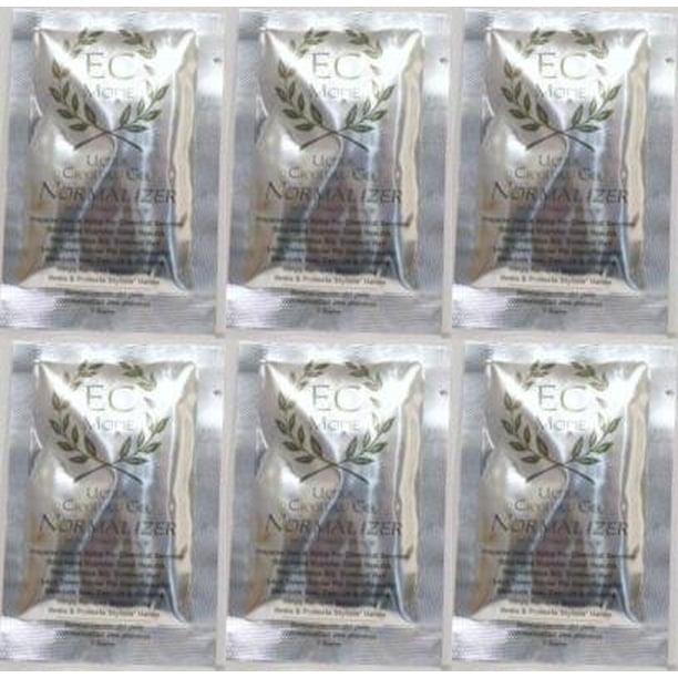 Gel Normalizador para Cabello EC Mode Malibu 2000 Paquete de 6