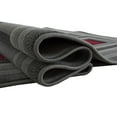 thumbnail image 4 of Handcraft Rugs Red Lava/Silver/Gray Abstract Geometric Modern Squares Pattern Area Rug, 4 of 12
