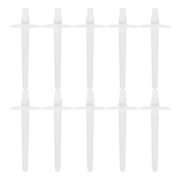 ELAYARD 12Pcs White Plastic Spool Pin Replacement for Household Sewing Machine Use