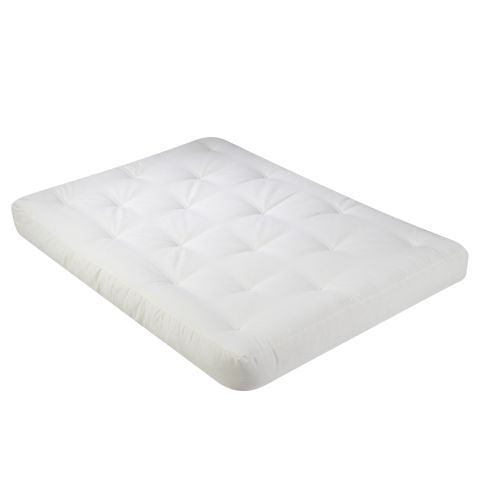 Serta Willow Double Sided Visco Memory CertiPUR foam Queen Futon Mattress Natural Made in the USA