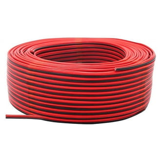 SYSTON CABLE TECH 16/2 LED Lighting Dimmer Dimming Luminaire Control Wire Cable 16 Awg 2 Conductors Solid Bare Copper Unshielded Plenum Rated Cmp Cl3