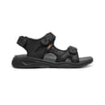 thumbnail image 1 of Sandalia Con Velcro Flexi para Hombre Estilo 411001 Negro, 1 of 5