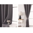 thumbnail image 3 of Brown 100% Blackout Curtains 84 Inch 2 Panels, Luxury Thermal Insulated Curtains for Bedroom Living Room, Soundproof Blackout Window Drapes, Rod Pocket (52W x 84L), 3 of 5