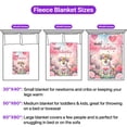 thumbnail image 5 of Hello Valentine’s Day Shiba Inu Flower Crown Romantic Pink Floral Cozy Fleece Blanket Shibas Dog Lovers Gifts Idea Warm Soft Throw Blanket - 00031, 5 of 5