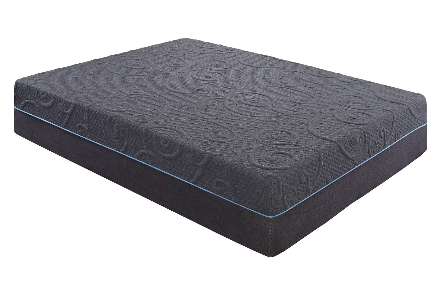 Lexiconhome Aalya 14" Gel Hybrid Mattress, Eastern King, Gray