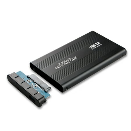 - EEEKit External Hard Drive Case Portable USB 3.0 Backup Hard Disk Enclosure Adapter for 2.5 Inch SATA HDD Hard Driver, Black