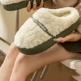 thumbnail image 5 of Bovxnpu House Slippers for Women Casual Indoor/Outdoor Shoes, Women's Indoor Slippers Suitable For Couples And Postpartum Women Stylish Fall And Winter Fleece-Lined Sandals Comfy Indoor House Shoes, 5 of 8